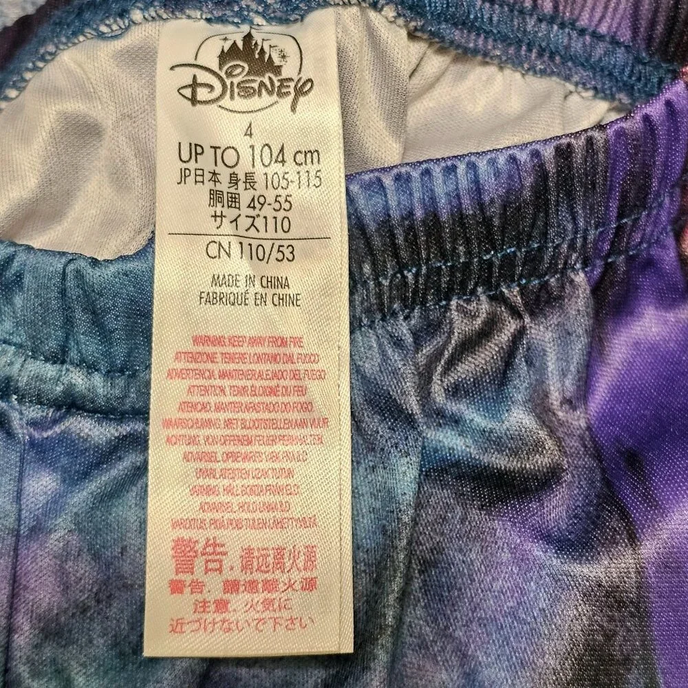 Disney Store Descendants Mal Costume Girls 4 Jacket Top Pants Gloves Halloween